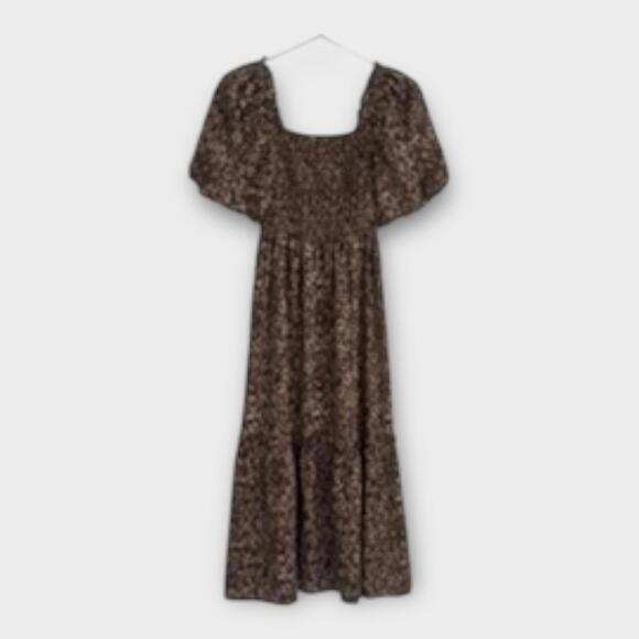 NWT Moon River Maxi Smocked Dress Size Small - Picture 2 of 11